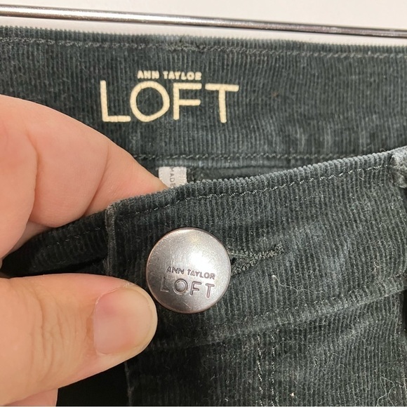 Loft modern skinny corduroy pants black size 29/8 - Picture 3 of 6